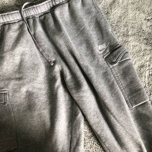 Grey Nike Cargo Sweatpants
